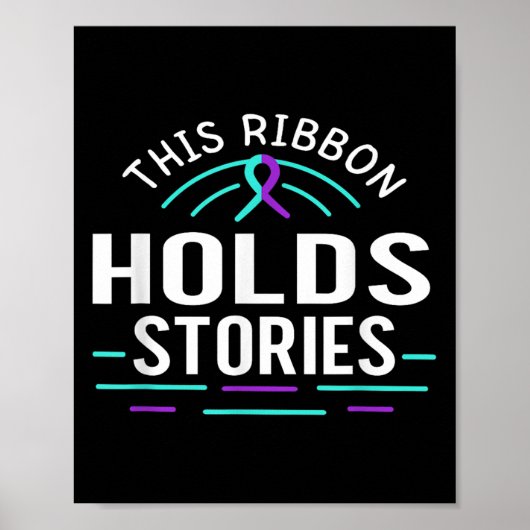 Suicide Awareness Suicide Prevention Suprt Survivo Poster (Voorkant)