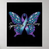 Suicide Awareness Suicide Prevention Suprt Survivo Poster (Voorkant)