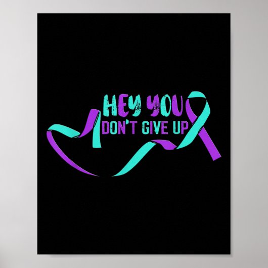 Suicide Awareness Suicide Prevention Suprt Survivo Poster (Voorkant)