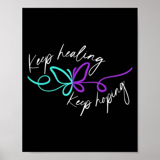 Suicide Awareness Suicide Prevention Suprt Survivo Poster (Voorkant)