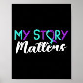 Suicide Awareness Suicide Prevention Suprt Survivo Poster (Voorkant)