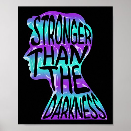 Suicide Awareness Suicide Prevention Suprt Survivo Poster (Voorkant)