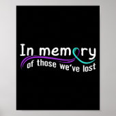 Suicide Awareness Suicide Prevention Suprt Survivo Poster (Voorkant)