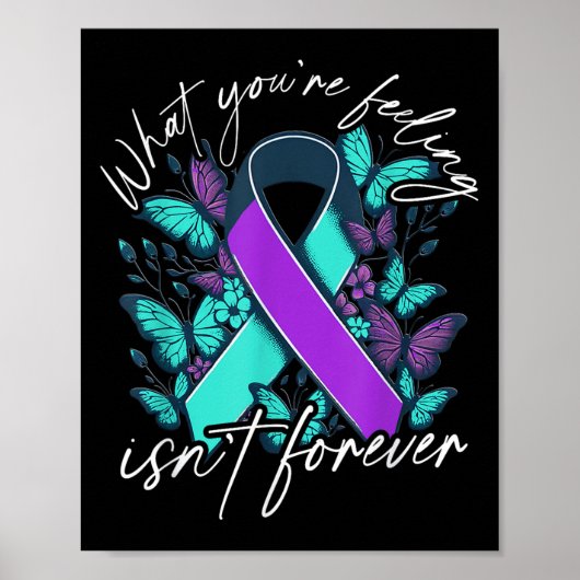 Suicide Awareness Suicide Prevention Suprt Survivo Poster (Voorkant)