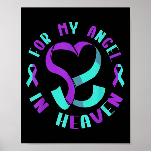 Suicide Awareness Suicide Prevention Suprt Survivo Poster (Voorkant)