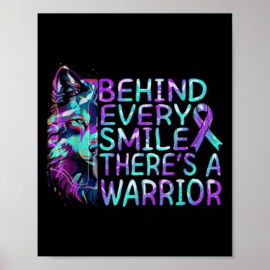 Suicide Awareness Suicide Prevention Suprt Survivo Poster (Voorkant)