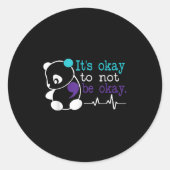 Suicide Awareness Suicide Prevention Suprt Survivo Ronde Sticker (Voorkant)