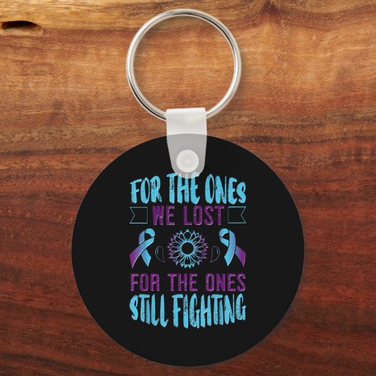 Suicide Awareness Suicide Prevention Suprt Survivo Sleutelhanger (Voorkant)