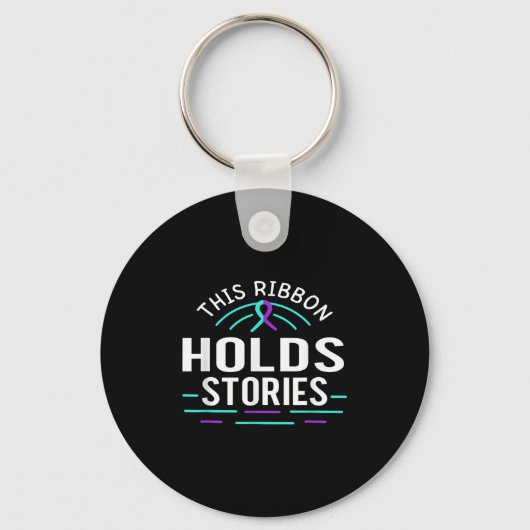 Suicide Awareness Suicide Prevention Suprt Survivo Sleutelhanger (Voorkant)