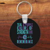 Suicide Awareness Suicide Prevention Suprt Survivo Sleutelhanger (Voorkant)