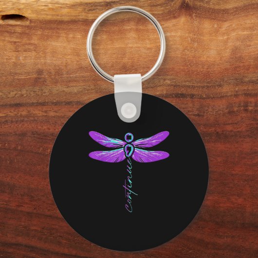 Suicide Awareness Suicide Prevention Suprt Survivo Sleutelhanger (Voorkant)