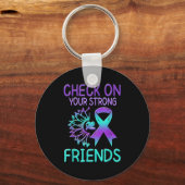 Suicide Awareness Suicide Prevention Suprt Survivo Sleutelhanger (Voorkant)