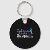 Suicide Awareness Suicide Prevention Suprt Survivo Sleutelhanger (Voorkant)