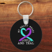 Suicide Awareness Suicide Prevention Suprt Survivo Sleutelhanger (Voorkant)