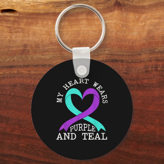 Suicide Awareness Suicide Prevention Suprt Survivo Sleutelhanger (Voorkant)