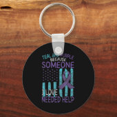 Suicide Awareness Suicide Prevention Suprt Survivo Sleutelhanger (Voorkant)