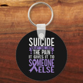 Suicide Awareness Suicide Prevention Suprt Survivo Sleutelhanger (Voorkant)
