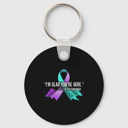 Suicide Awareness Suicide Prevention Suprt Survivo Sleutelhanger (Voorkant)
