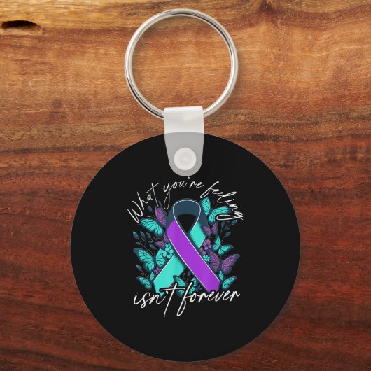 Suicide Awareness Suicide Prevention Suprt Survivo Sleutelhanger (Voorkant)