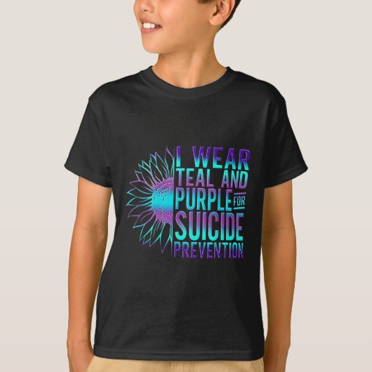 Suicide Awareness Suicide Prevention Suprt Survivo T-shirt (Voorkant)