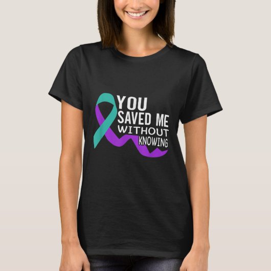 Suicide Awareness Suicide Prevention Suprt Survivo T-shirt (Voorkant)