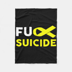 Suicide Awareness Support Survivor Gift Fleece Deken