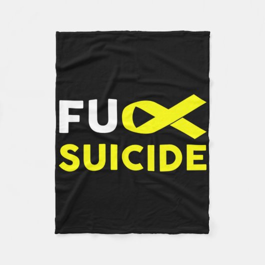 Suicide Awareness Support Survivor Gift Fleece Deken (Voorkant)