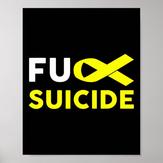 Suicide Awareness Support Survivor Gift Poster (Voorkant)