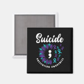 Suicide Awareness Support voor zelfmoordpreventie Magneet (Voorkant / Achterkant)