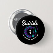 Suicide Awareness Support voor zelfmoordpreventie Ronde Button 5,7 Cm (Voorkant /achterkant)