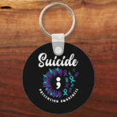 Suicide Awareness Support voor zelfmoordpreventie Sleutelhanger (Voorkant)