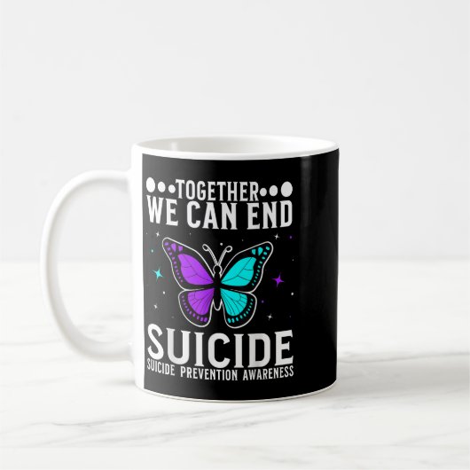 Suicide Awareness Suprt Suicide Prevention Awarene Koffiemok (Links)