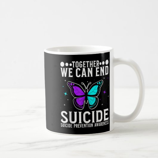 Suicide Awareness Suprt Suicide Prevention Awarene Koffiemok (Rechts)