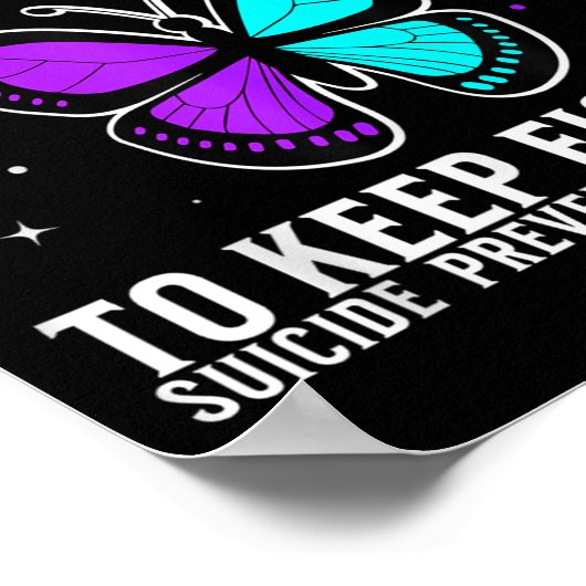 Suicide Awareness Suprt Suicide Prevention Awarene Poster (Hoek)