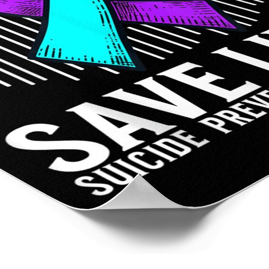 Suicide Awareness Suprt Suicide Prevention Awarene Poster (Hoek)