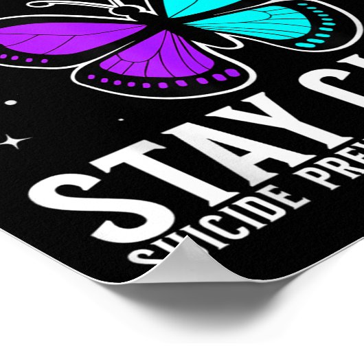 Suicide Awareness Suprt Suicide Prevention Awarene Poster (Hoek)