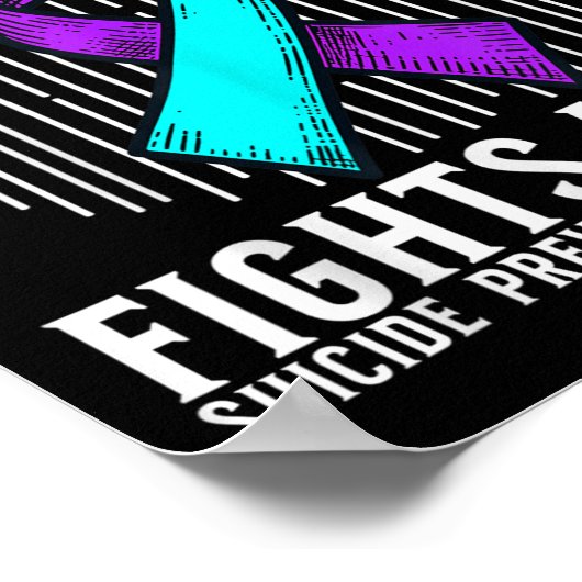 Suicide Awareness Suprt Suicide Prevention Awarene Poster (Hoek)