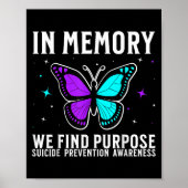 Suicide Awareness Suprt Suicide Prevention Awarene Poster (Voorkant)