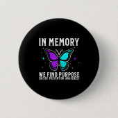 Suicide Awareness Suprt Suicide Prevention Awarene Ronde Button 5,7 Cm (Voorkant)