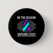 Suicide Awareness Suprt Suicide Prevention Awarene Ronde Button 5,7 Cm (Voorkant)