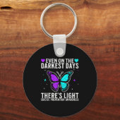 Suicide Awareness Suprt Suicide Prevention Awarene Sleutelhanger (Voorkant)