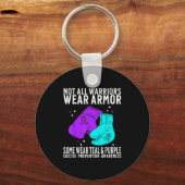 Suicide Awareness Suprt Suicide Prevention Awarene Sleutelhanger (Voorkant)