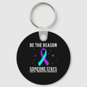 Suicide Awareness Suprt Suicide Prevention Awarene Sleutelhanger (Voorkant)