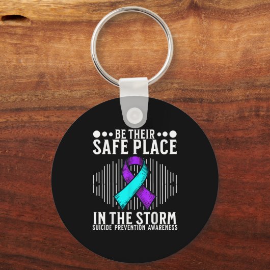 Suicide Awareness Suprt Suicide Prevention Awarene Sleutelhanger (Voorkant)