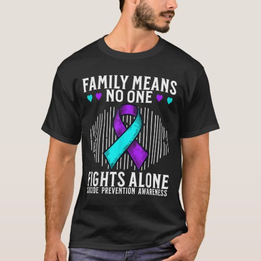 Suicide Awareness Suprt Suicide Prevention Awarene T-shirt (Voorkant)
