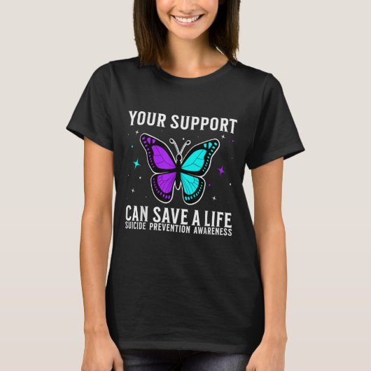 Suicide Awareness Suprt Suicide Prevention Awarene T-shirt (Voorkant)