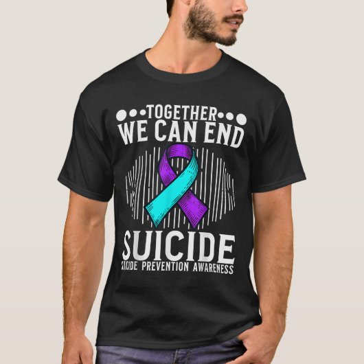 Suicide Awareness Suprt Suicide Prevention Awarene T-shirt (Voorkant)
