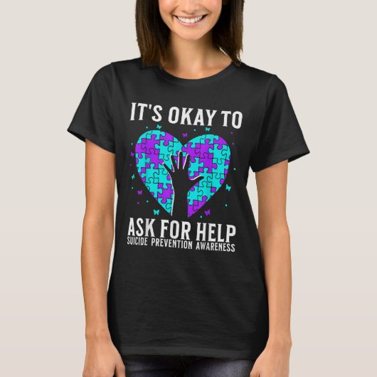 Suicide Awareness Suprt Suicide Prevention Awarene T-shirt (Voorkant)