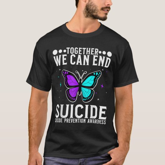 Suicide Awareness Suprt Suicide Prevention Awarene T-shirt (Voorkant)