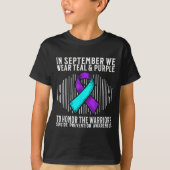 Suicide Awareness Suprt Suicide Prevention Awarene T-shirt (Voorkant)
